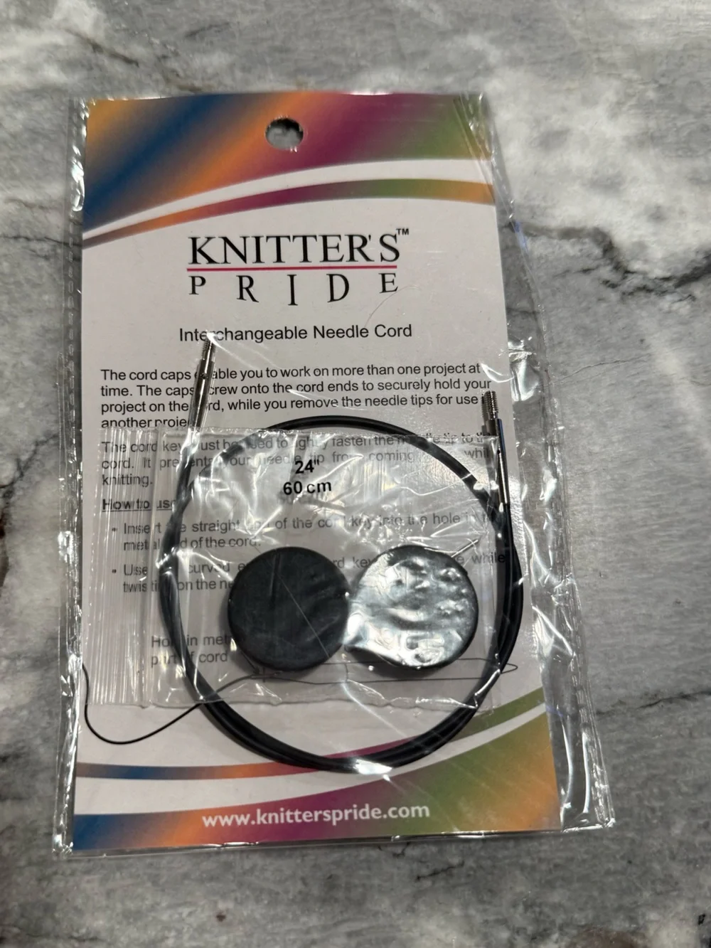 Knitter’s Pride Interchangeable Knitting Cord 24” 60cm
